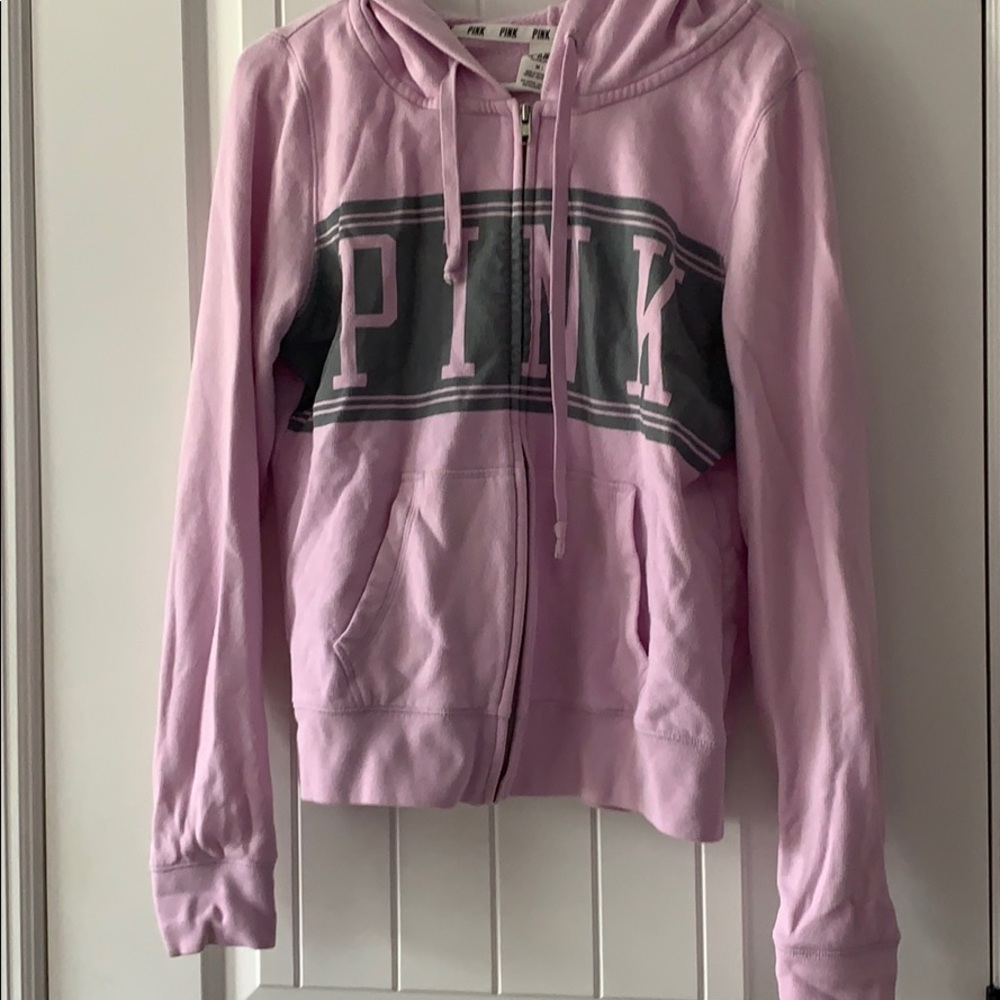 PINK purple zip up